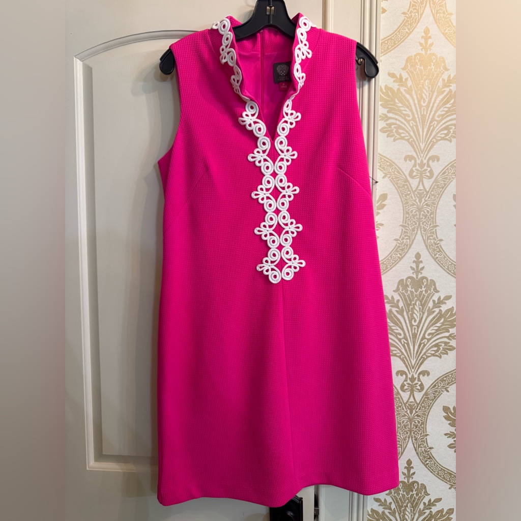 Vince Camuto Pink Sheath Mini Dress For Weddings
